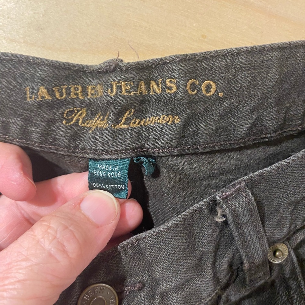 Ralph Lauren Women’s Charcoal Flare Jeans 12 (QQ) - Picture 5 of 9